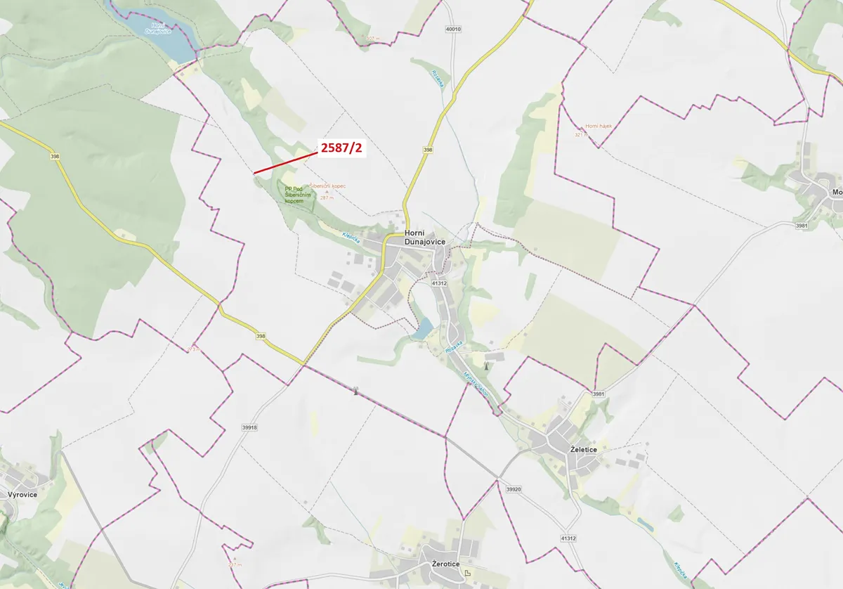 Dražba lesa 86 m²